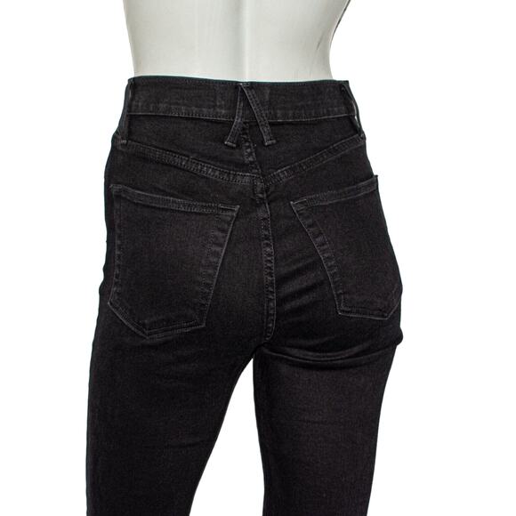 SLVRLAKE Beatnik High-Rise Denim Jeans in Black Size 25 - Picture 12 of 12